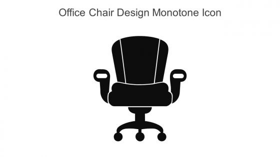 Office Chair Design Monotone Icon In Powerpoint Pptx Png And Editable Eps Format