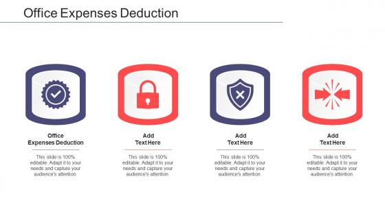 Office Expenses Deduction Ppt Powerpoint Presentation Icon Aids Cpb