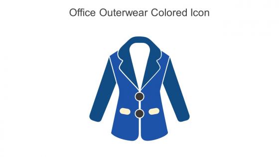 Office Outerwear Colored Icon In Powerpoint Pptx Png And Editable Eps Format