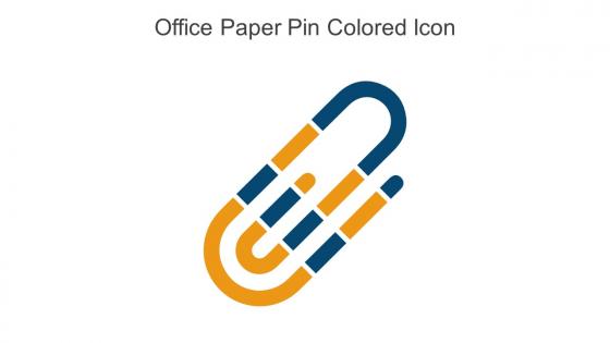 Office Paper Pin Colored Icon In Powerpoint Pptx Png And Editable Eps Format
