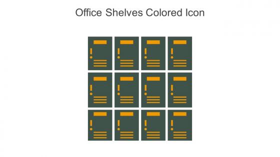 Office Shelves Colored Icon In Powerpoint Pptx Png And Editable Eps Format
