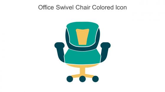 Office Swivel Chair Colored Icon In Powerpoint Pptx Png And Editable Eps Format