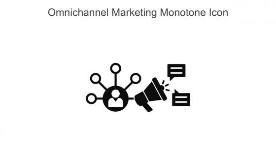 Omnichannel Marketing Monotone Icon In Powerpoint Pptx Png And Editable Eps Format