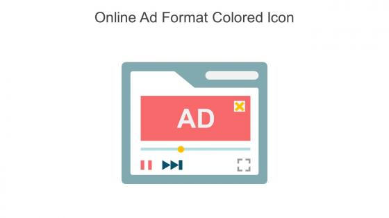 Online Ad Format Colored Icon In Powerpoint Pptx Png And Editable Eps Format