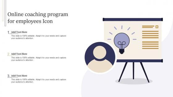 Online Coaching Program For Employees Icon