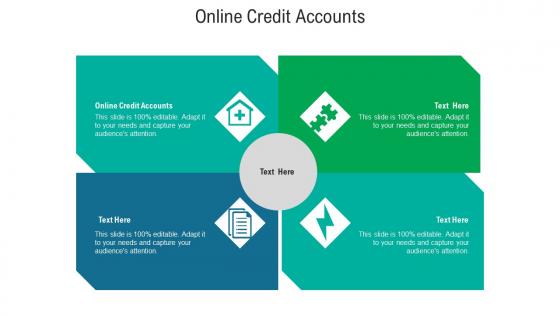 Online credit accounts ppt powerpoint presentation gallery icons cpb