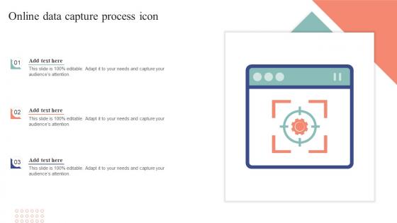 Online Data Capture Process Icon
