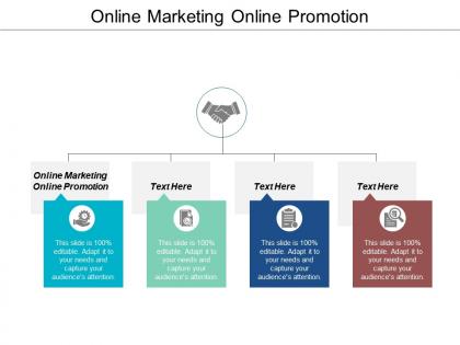 Online marketing online promotion ppt powerpoint presentation icon guide cpb