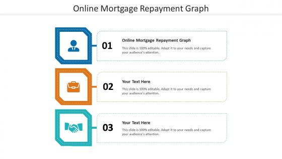 Online mortgage repayment graph ppt powerpoint presentation icon examples cpb