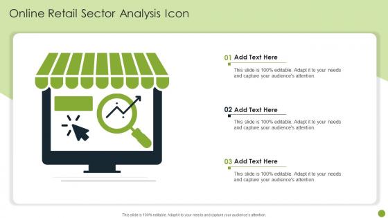 Online Retail Sector Analysis Icon