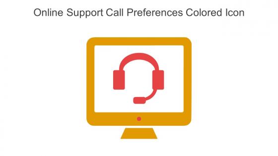 Online Support Call Preferences Colored Icon In Powerpoint Pptx Png And Editable Eps Format
