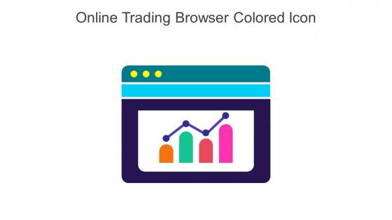 Online Trading Browser Colored Icon In Powerpoint Pptx Png And Editable Eps Format