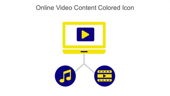 Online Video Content Colored Icon In Powerpoint Pptx Png And Editable Eps Format