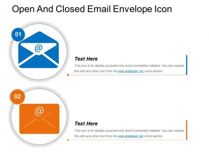 Open and closed email envelope icon