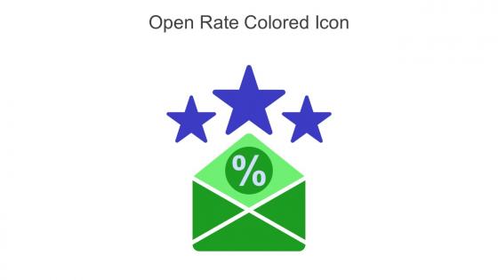 Open Rate Colored Icon In Powerpoint Pptx Png And Editable Eps Format