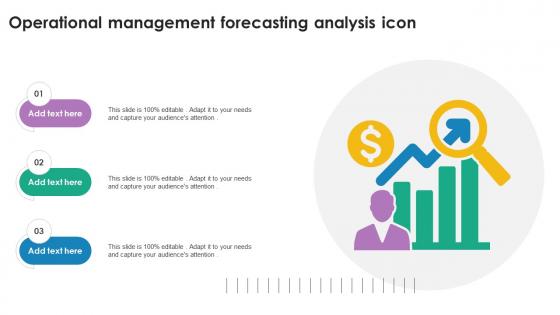 Operational Management Forecasting Analysis Icon