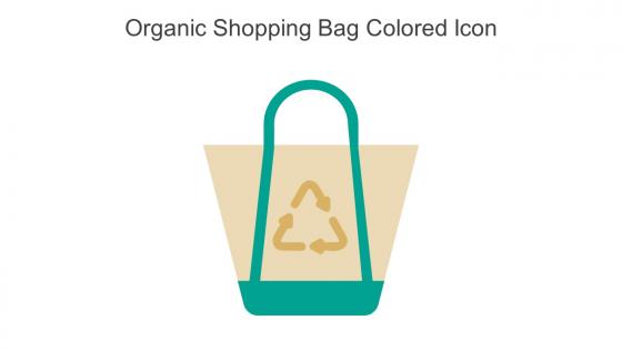 Organic Shopping Bag Colored Icon In Powerpoint Pptx Png And Editable Eps Format