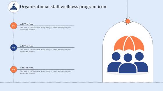 Organizational Staff Wellness Program Icon