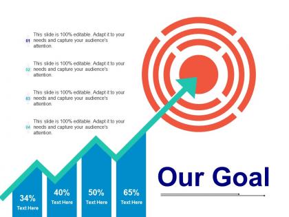 Our goal with one arrow escalation matrix ppt icon files