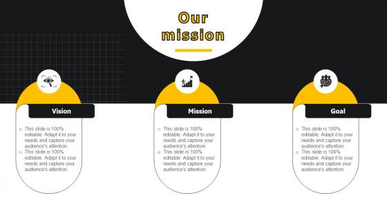 Our Mission Developing Strategies For Business Growth And Success Ppt Icon Slide Download