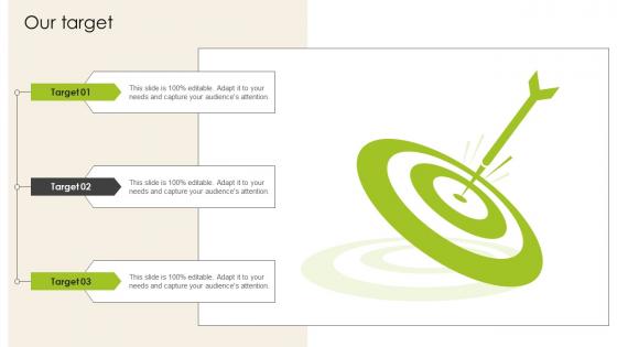 Our Target Introduction To Shopper Advertising Ppt Slides Icons MKT SS V