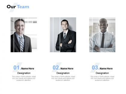 Our team communication e17 ppt powerpoint presentation icon example