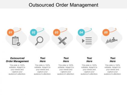 Outsourced order management ppt powerpoint presentation icon graphics cpb