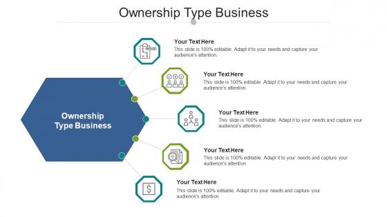 Ownership type business ppt powerpoint presentation model icons cpb