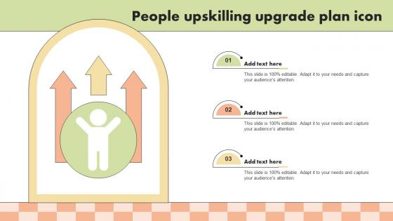 People Upskilling Upgrade Plan Icon