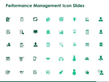 Performance management icon slides arrow goal ppt powerpoint presentation inspiration layouts