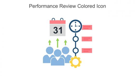 Performance Review Colored Icon In Powerpoint Pptx Png And Editable Eps Format