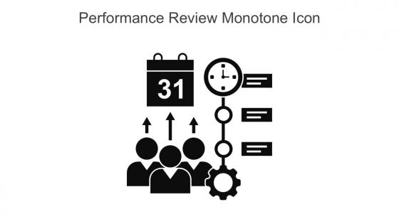 Performance Review Monotone Icon In Powerpoint Pptx Png And Editable Eps Format