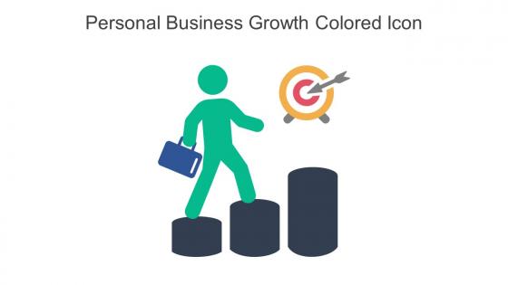 Personal Business Growth Colored Icon In Powerpoint Pptx Png And Editable Eps Format