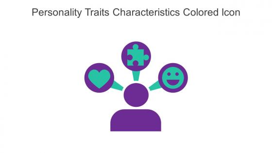 Personality Traits Characteristics Colored Icon In Powerpoint Pptx Png And Editable Eps Format
