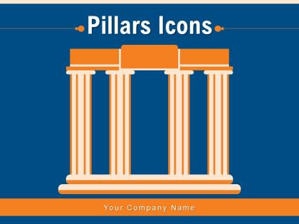 Pillars Icons Corporate Financial Administrative Navigation Architectural