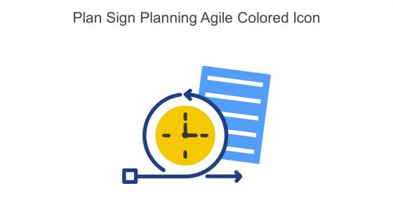 Plan Sign Planning Agile Colored Icon In Powerpoint Pptx Png And Editable Eps Format