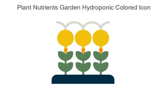 Plant Nutrients Garden Hydroponic Colored Icon In Powerpoint Pptx Png And Editable Eps Format