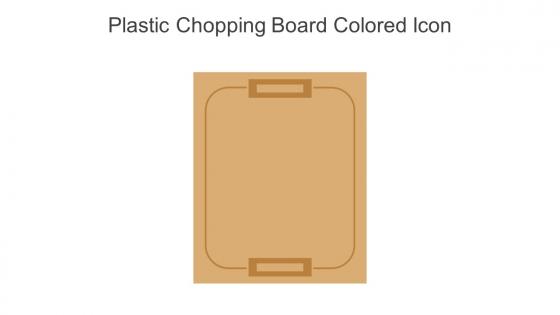Plastic Chopping Board Colored Icon In Powerpoint Pptx Png And Editable Eps Format