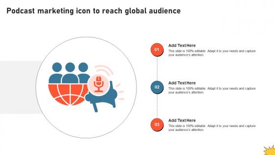 Podcast Marketing Icon To Reach Global Audience