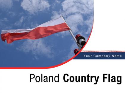 Poland Country Flag Illustration Representing National Republic Decorated European