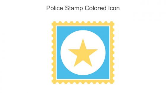 Police Stamp Colored Icon In Powerpoint Pptx Png And Editable Eps Format