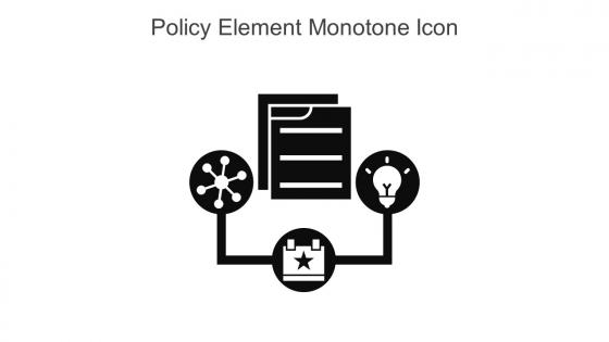 Policy Element Monotone Icon In Powerpoint Pptx Png And Editable Eps Format