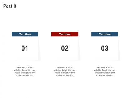 Post it new age of b to b selling ppt icon visual aids