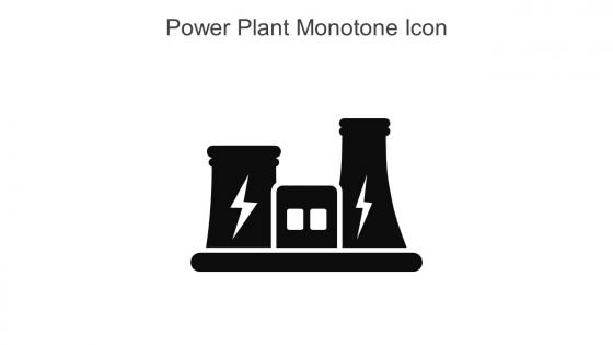 Power Plant Monotone Icon In Powerpoint Pptx Png And Editable Eps Format