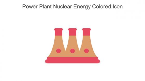 Power Plant Nuclear Energy Colored Icon In Powerpoint Pptx Png And Editable Eps Format
