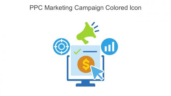 PPC Marketing Campaign Colored Icon In Powerpoint Pptx Png And Editable Eps Format