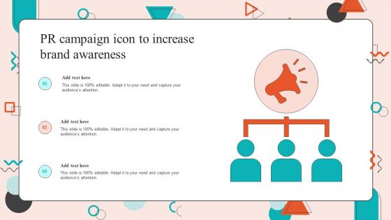 PR Campaign Icon To Increase Brand Awareness