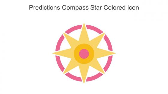 Predictions Compass Star Colored Icon In Powerpoint Pptx Png And Editable Eps Format