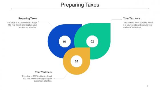Preparing Taxes Ppt Powerpoint Presentation Icon Templates Cpb