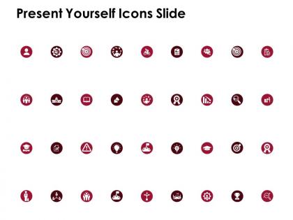 Present yourself icons slide gears arrows d226 ppt powerpoint presentation infographic template designs